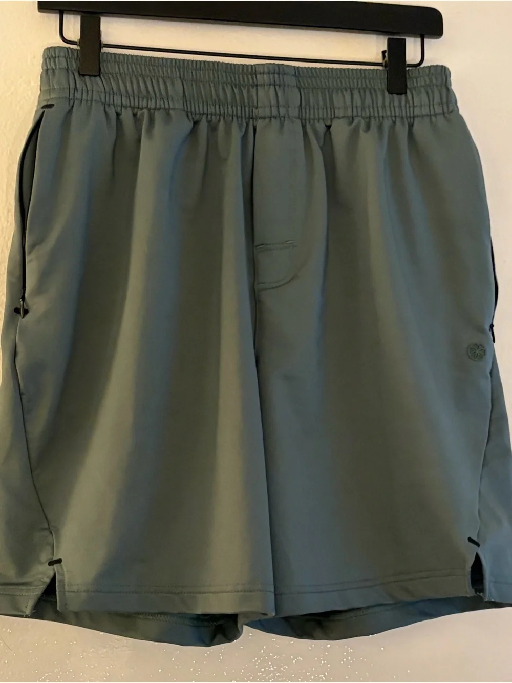 Men's Gaiam Green Athletic Shorts